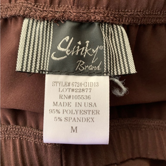 Slinky Brand Leggings Wine Size Medium - Picture 3 of 6